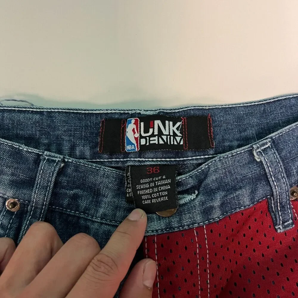 UNK Denim NBA Cleveland Cavaliers LeBron James Jeans Mens 36x32 Baggy Y2K